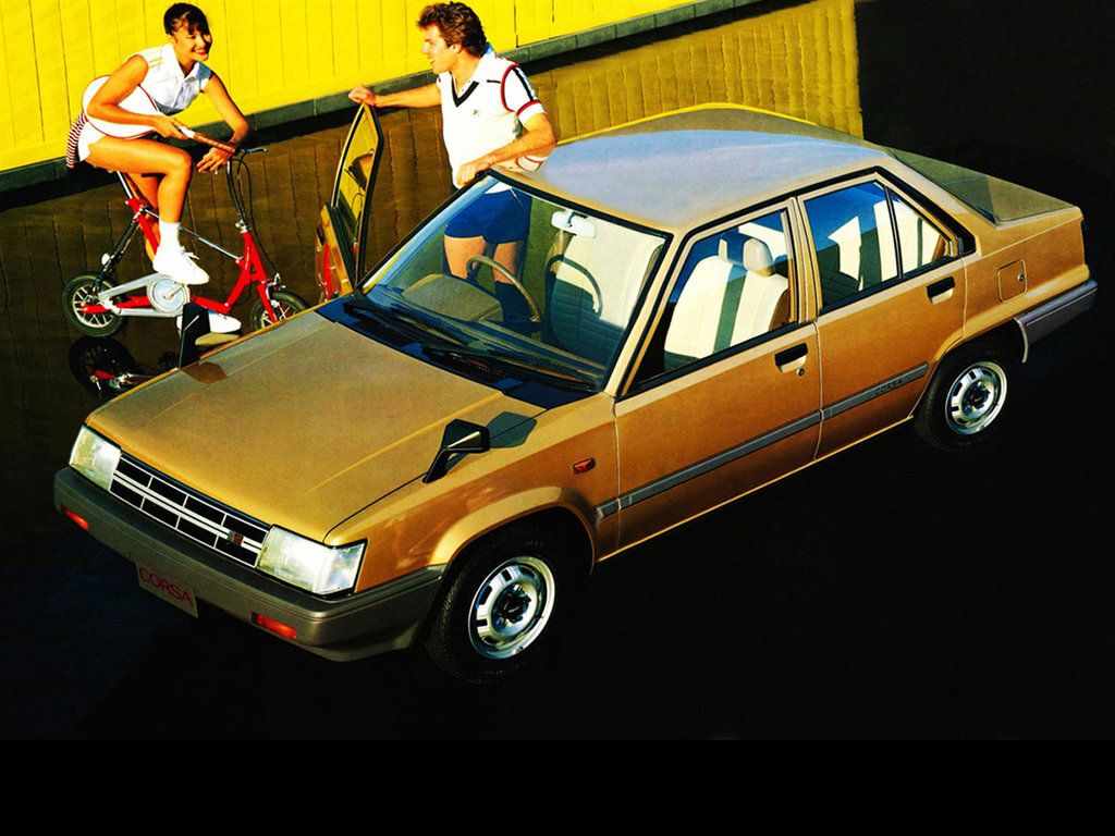 Toyota Corsa (AL20, AL21) 2 поколение, седан (05.1982 - 07.1984)